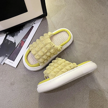 画像をギャラリービューアに読み込む, 可愛く 軽やか  ワッフル デザイン サンダル 楽ちん PU カジュアル フラットソール ３cm 美脚見え スリッパ ３カラー 骨格ナチュラル
