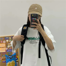 画像をギャラリービューアに読み込む, 韓国っぽ大きい半袖Tシャツトップスストリート系ダンス洋服原宿 個性派
