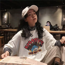 画像をギャラリービューアに読み込む, レトロ半袖Tシャツダメージ加工大きいトップス

