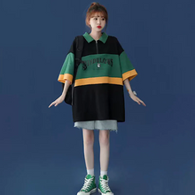 画像をギャラリービューアに読み込む, カップルのビンテージ オーバーサイズ カジュアル シャツ
