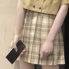 画像をギャラリービューアに読み込む, 半袖シャツ プリーツスカート ツーピース ミニスカート
