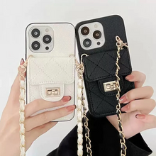 画像をギャラリービューアに読み込む, iphoneケースポケットと ショルダーストラップ付き韓国っぱ スマホグッズ ICカード iphone13ケース iphone14ケース
