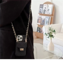 画像をギャラリービューアに読み込む, iphoneケースポケットと ショルダーストラップ付き韓国っぱ スマホグッズ ICカード iphone13ケース iphone14ケース
