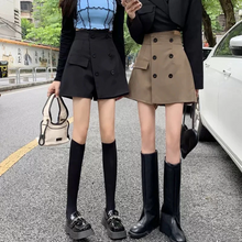 画像をギャラリービューアに読み込む, 美脚 ハイウエスト スカート 可愛い ミニスカート ショートパンツ
