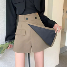 画像をギャラリービューアに読み込む, 美脚 ハイウエスト スカート 可愛い ミニスカート ショートパンツ
