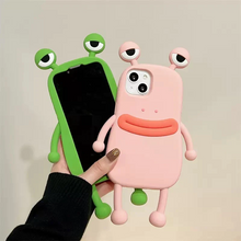 画像をギャラリービューアに読み込む, かわいいカエルさん柄 iphoneケース漫画風デザインスマホケース
