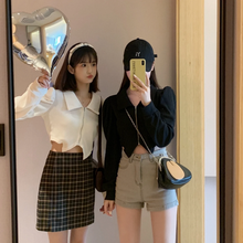 画像をギャラリービューアに読み込む, 韓国系ニット長袖シャツトップス気質通勤洋服
