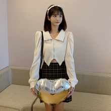 画像をギャラリービューアに読み込む, 韓国系ニット長袖シャツトップス気質通勤洋服
