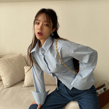 画像をギャラリービューアに読み込む, 韓国っぽ長袖 トップスシャツ可愛い
