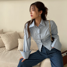 画像をギャラリービューアに読み込む, 韓国っぽ長袖 トップスシャツ可愛い
