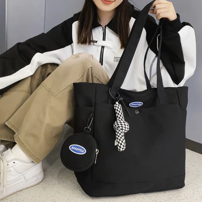 カジュアルャンバス トートバッグ