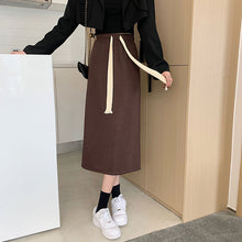 画像をギャラリービューアに読み込む, レトロ合わせやすいオシャレロングスカート通勤ガーリー

