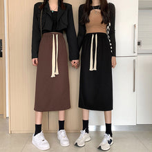 画像をギャラリービューアに読み込む, レトロ合わせやすいオシャレロングスカート通勤ガーリー
