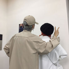 画像をギャラリービューアに読み込む, 原宿系 ストリート系チェーン付き長袖シャツレデースメンズファッション

