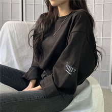 画像をギャラリービューアに読み込む, 韓国系カジュアル ロン 長袖 Tシャツ トップス男女兼用
